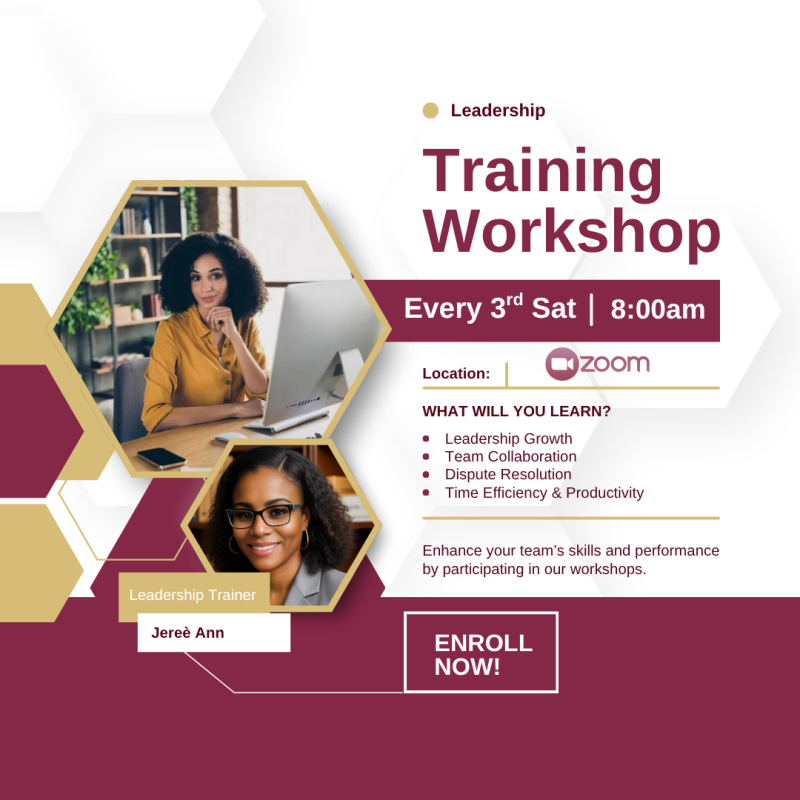 Navy and Orange Modern Leadership Training Workshop LinkedIn Post (1080 x 1080 px)-2